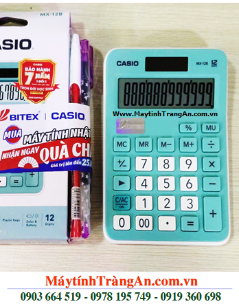 Casio MX-12B, Máy tính tiền Casio MX-12B (loại 12 số Digits), Bảo hành 07 năm /CÒN HÀNG 